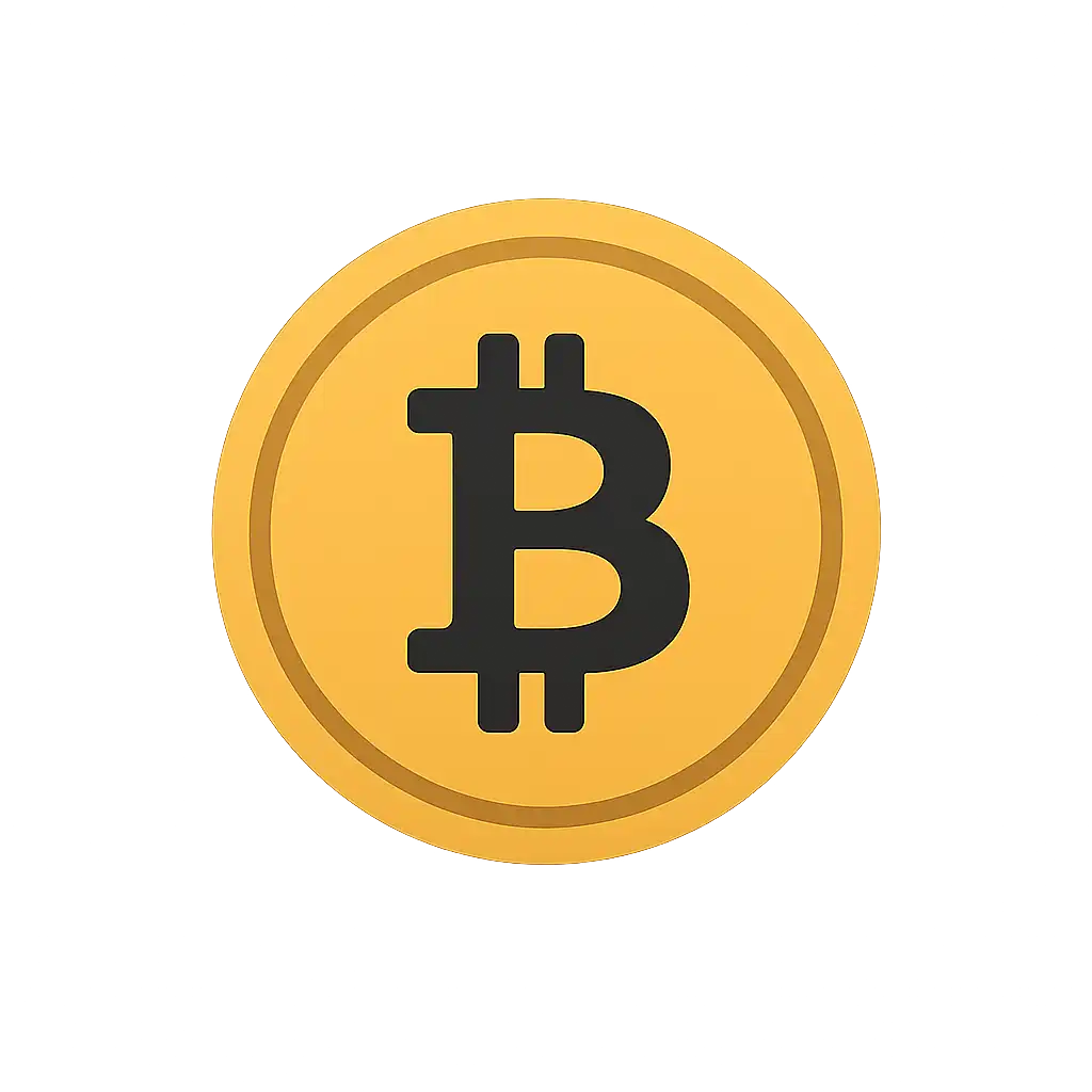 Bitcoin and crypto icon
