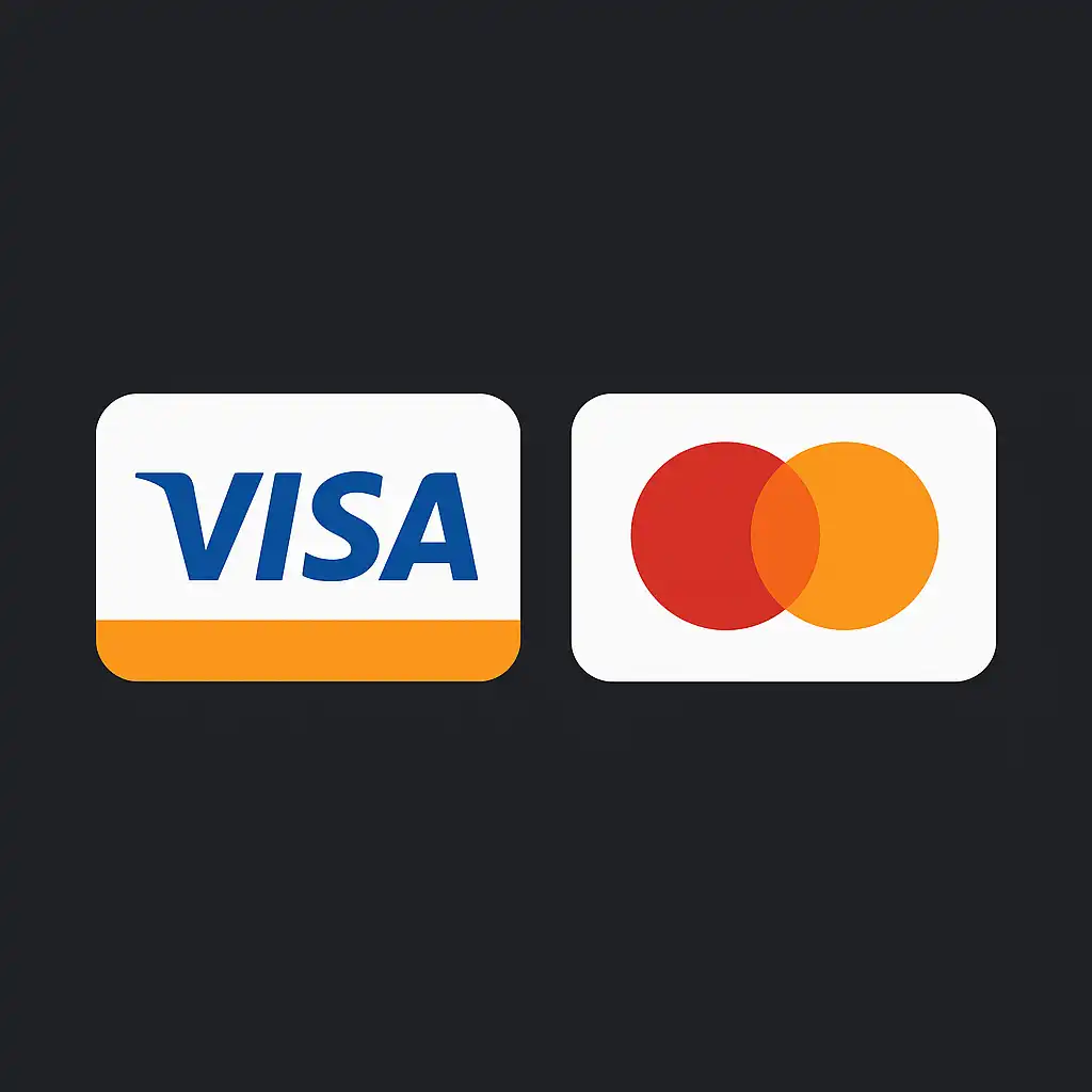 Visa and Mastercard icon